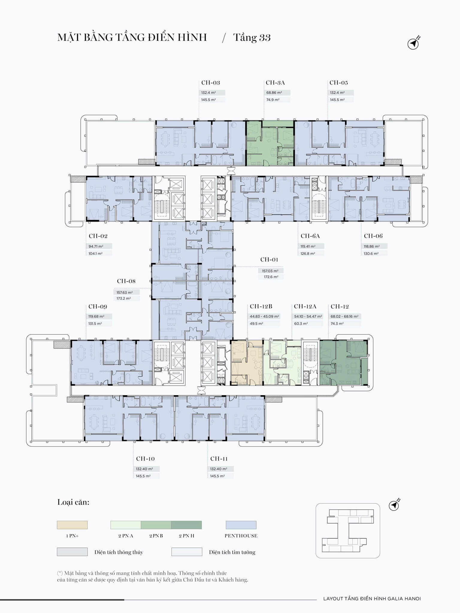 MẶT BẰNG DỰ ÁN GALIA HÀ NỘI